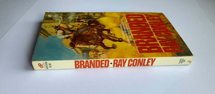 BRANDED U.S. Western pulp fiction book 1981